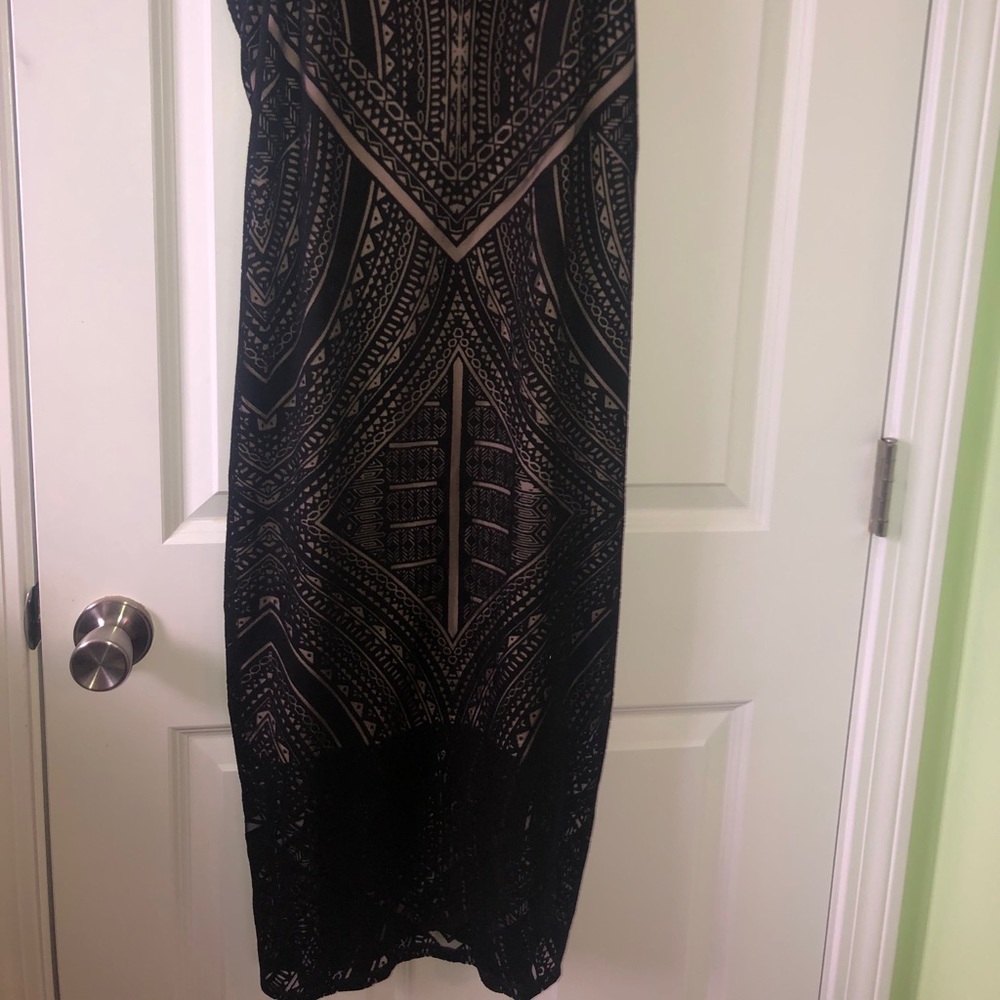 Dress lace and beige